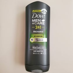 Dove Men+Care 3n1 (Body/Face/Hair Wash) Recharge NEW
