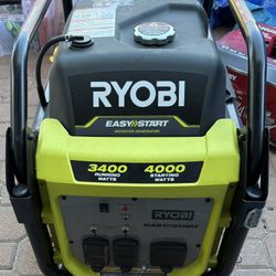 30% Off Retail Ryobi 4000W Gas Generator 