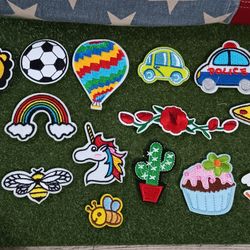 Embroidery Patches (57 Pcs) Iron-on (A)