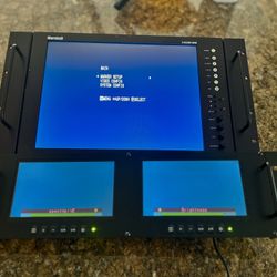 Marshall 15” Rackmount Monitor display with  Two 7” Displays 