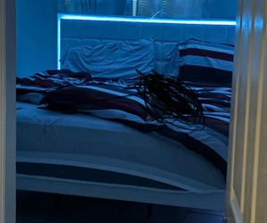 King led bed(matress not included)