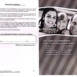 Travel Voucher For Two Nights Accommodations Of Your Choice