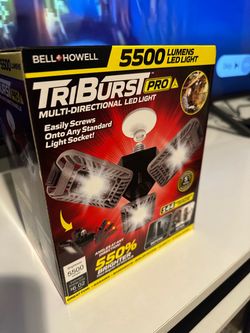 Bell+Howell TriBurst 6" 5500K Adjustable Deformable LED Garage Ceiling Light