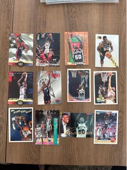 David Robinson, San Antonio Spurs, 12 card NBA lot