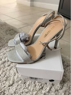 Silver Sparkly Heels
