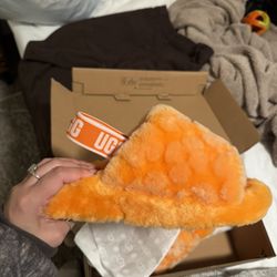 UGG Women's Fluff Yeah Poppy Slides Orange