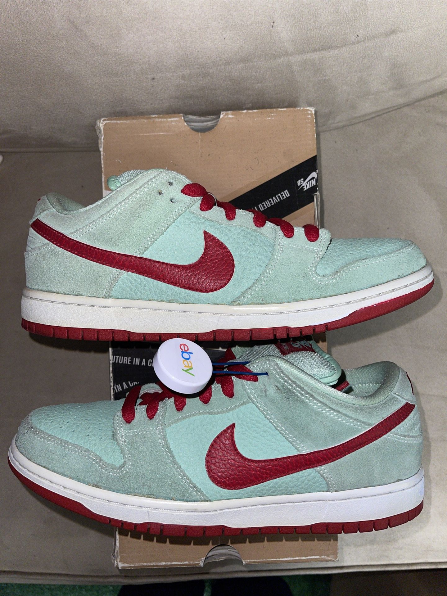 Size 9 - Nike Dunk Pro SB Low Mint Red