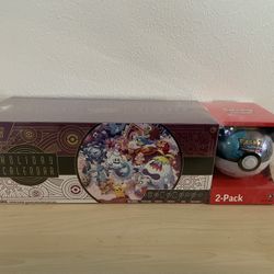 Pokemon TCG 2025 Holiday Calendar and Poke Ball Pokemon Center Exclusive 