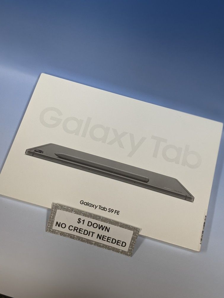 Samsung Galaxy Tab S9 FE Tablet New - Pay $1 today and pay the rest later -