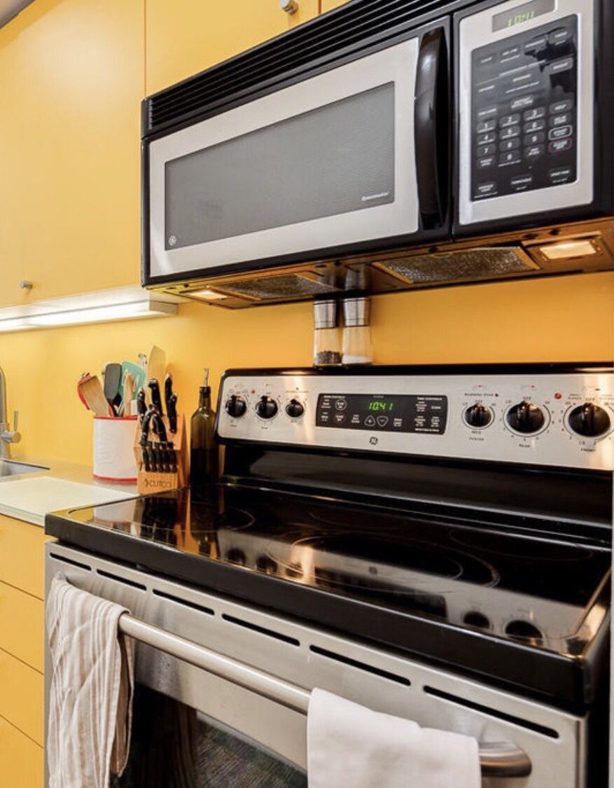 GE Built-In Over-Range Microwave With Exhaust Fan