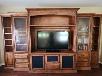 Custom Stone Creek furniture entertainment center