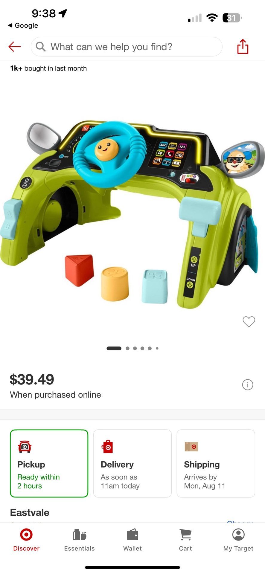 Fisher Price Laugh & Learn