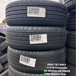 235/60/18 Goodyear Finnesse Set of Tires Installed and Balanced Set de Llantas Nuevas Instaladas y Balanceadas