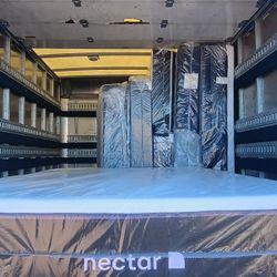 Brand New Queen Size Memory Foam Mattress And Box Spring Free Delivery Depends On Location 