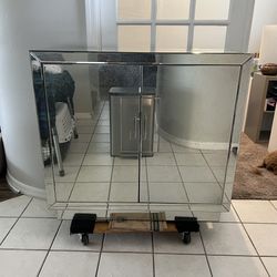 Uttermost Andover Mirrored Cabinet