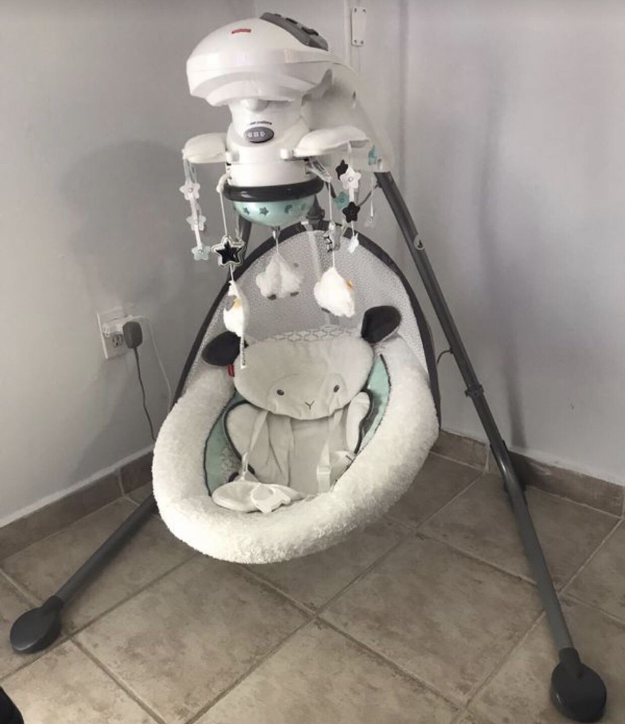 Fisher-Price Sweet Little Lamb Cradle 'n Swing