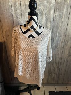 Women’s Beige Top Large