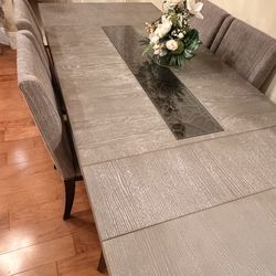 Dining table and chairs
