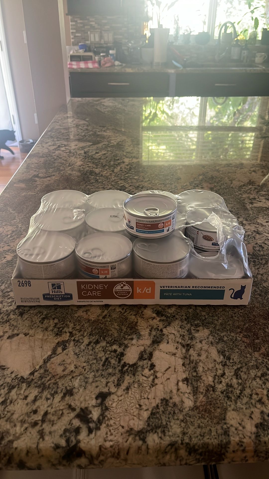 Hills Cat Food Case Of 5.5 Cans k/d Tuna
