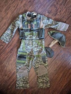 TEETOT & CO Special Forces Field Uniform Costume Kids Size (5/6)