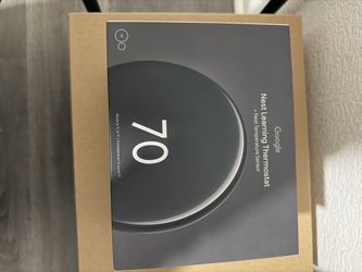 Nest Thermostat 4th Gen, Black