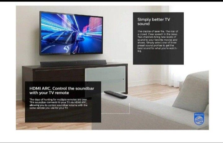 BRAND NEW PHILLIPS SOUND BAR