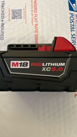 Milwaukee XC 5.0 M18 Battery $60.00