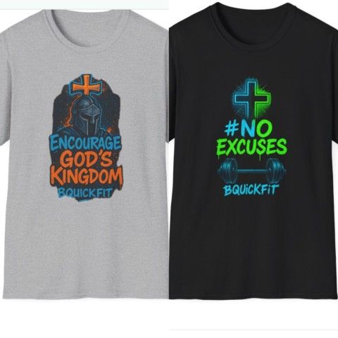 Faith And Fitness Inspired T Shirts 