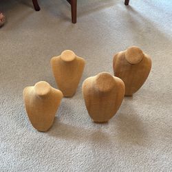 Set Of 4 Necklace Stands