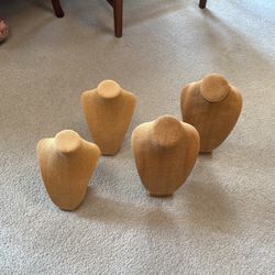 Set Of 4 Necklace Stands