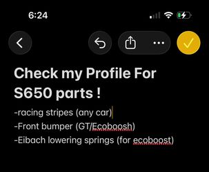 S650 parts