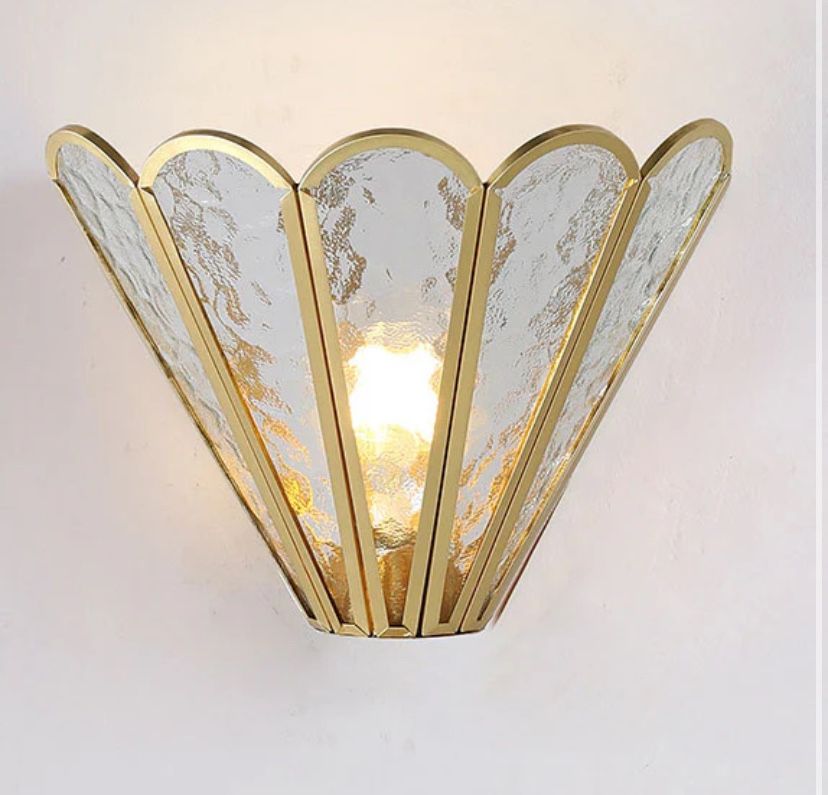 Nordic Brass Glass Wall Sconces