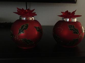 T-lite candle holders that look like balls for tree