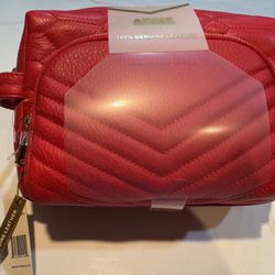 Genuine Leather Travel Pouch And Toiletry