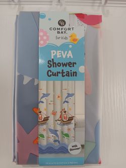 Peva Kids Shower Curtain