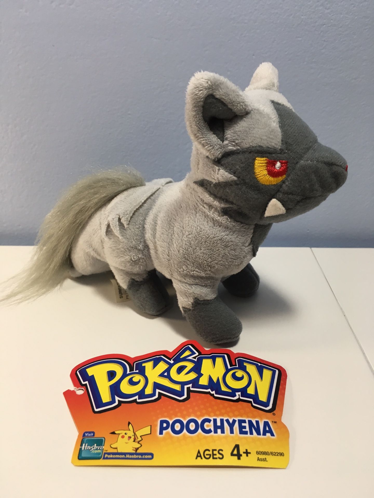 Poochyena - Rare Discontinued Pokemon Hasbro Plush Plushie