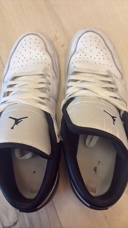 Air Jordan 1 Low White Black Sneakers