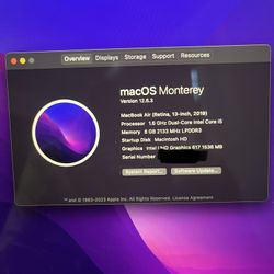 MacBook Air 2019 13 Inch