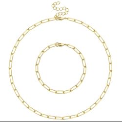 New Paperclip Choker Set