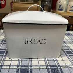Large Metal Farmhouse Style Bread Box