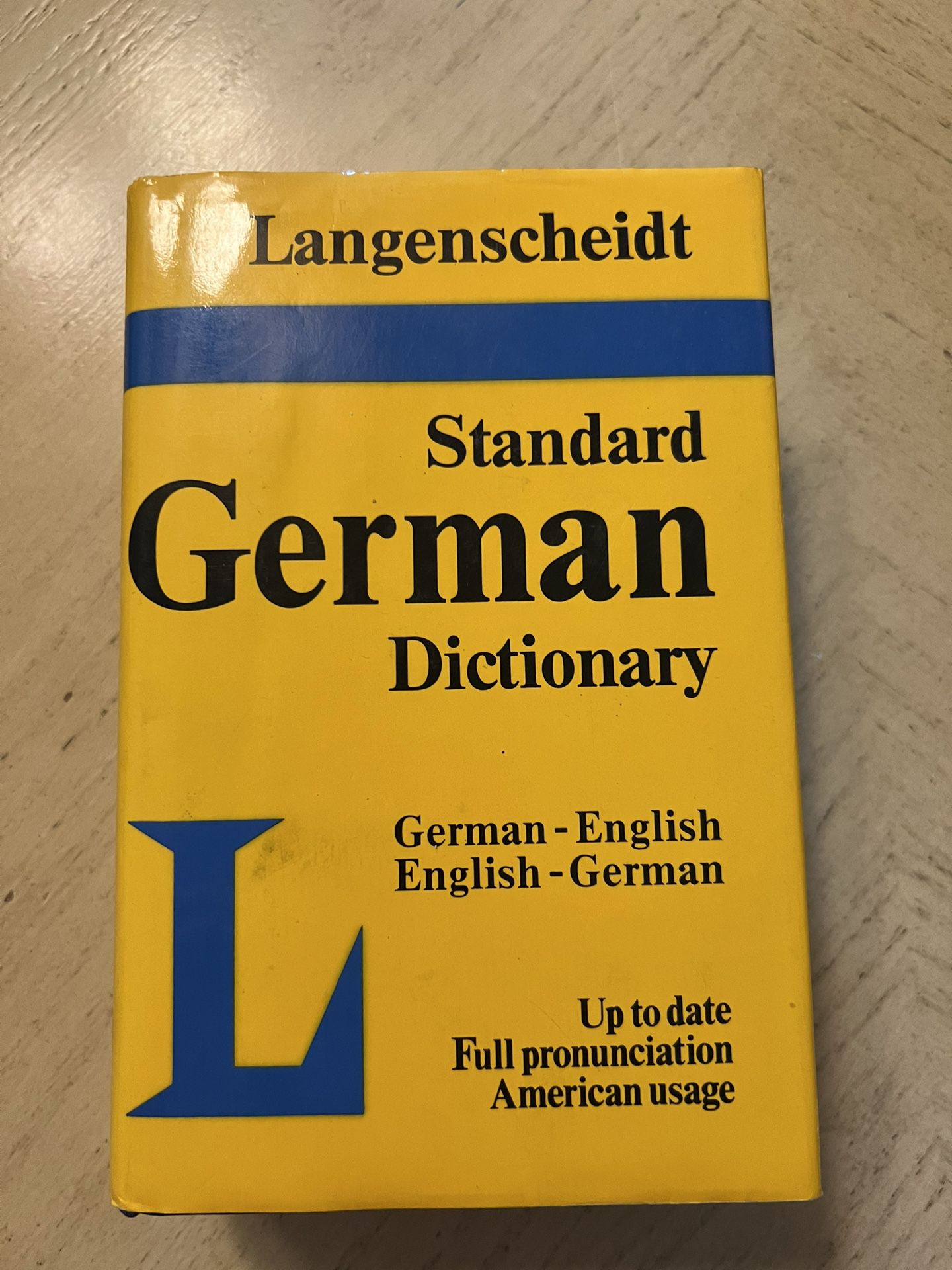 Langenscheidt Standard German Dictionary 1974