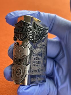 Silver Harley Davidson Lighter Brand New