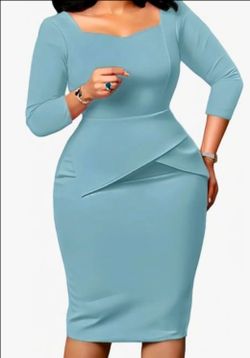 CASUAL BLUE DRESS