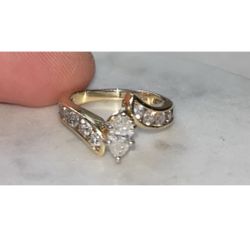 Marquise Wedding Ring Size 6
