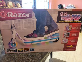 Razor   Party Pop Light Up  Electric Scooter Ages 8+