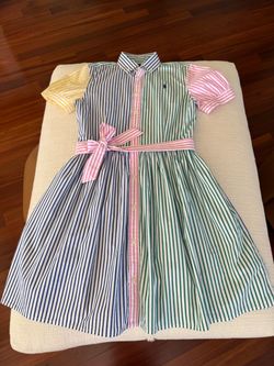 Children’s Polo Ralph Lauren Girl’s Poplin Striped Dress