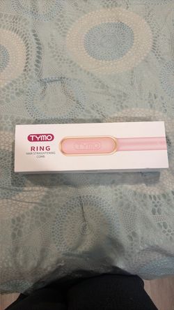 Ring hair straightening comb