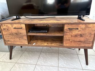 TV stand with some wear