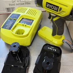 Ryobi Cordless Heat Gun 18k 2 Battery With Charger New In Box See Pictures