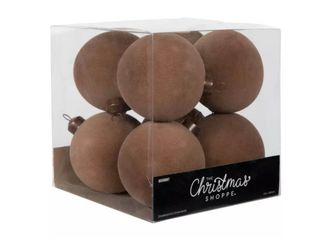 Brown  velvet ornament